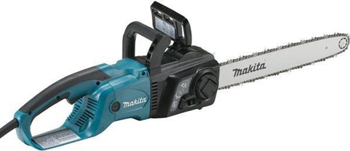 Makita Elektro-Kettensäge UC4051AK in Blau und Schwarz mit 2000W und 40 cm Schwertlänge - Bild 2