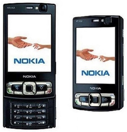 Nokia N95 8GB Refurbished Mobiltelefon Schwarz mit 5MP Kamera, Wifi und GPS