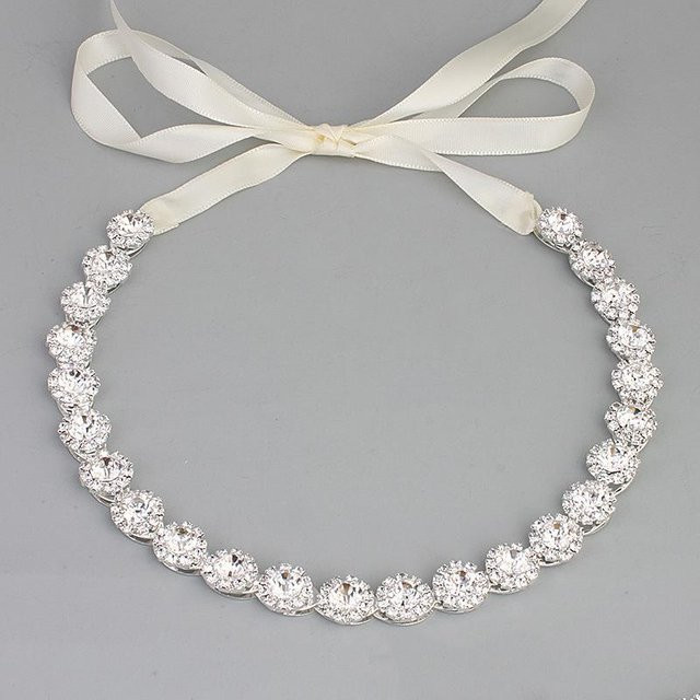 Rd lala Stirnband, Strass, Kristall, gray, Damen - Bild 1