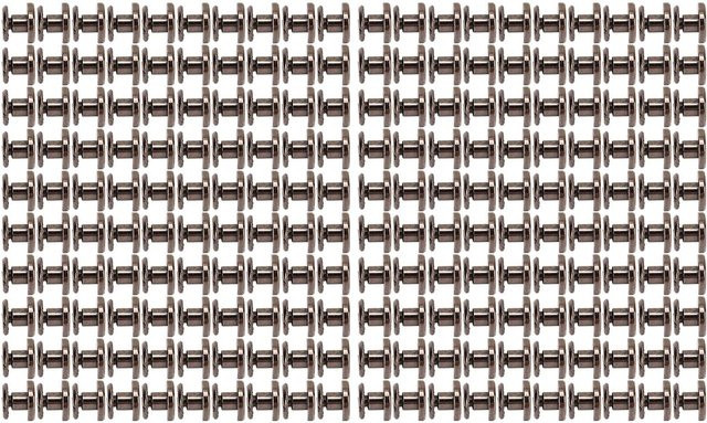 OutsideWorld Chicago Schrauben aus Messing, 200 Sets, Flachkopf, Schwarz, Galvanisiert für Leder DIY - Bild 1