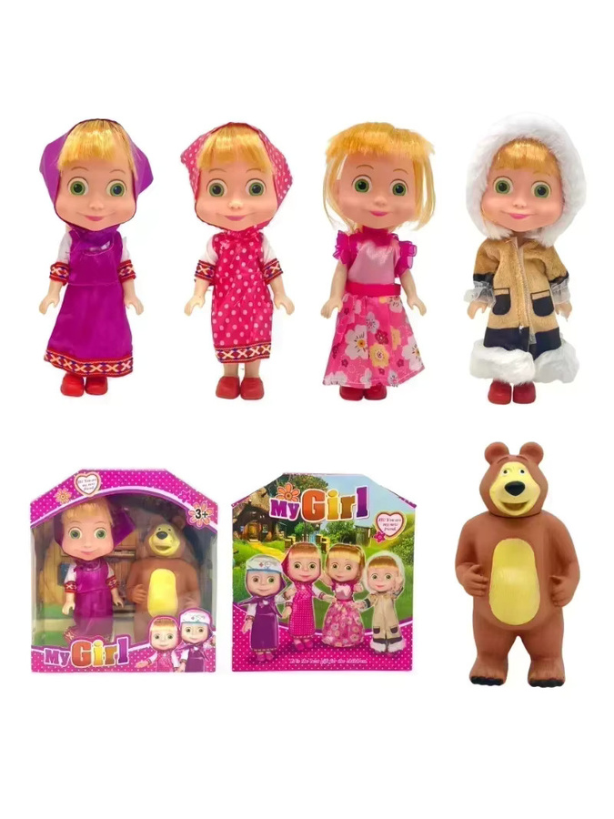 Masha and the Bear, Masha und der Bär, Anime-Figur, ab 3 Jahren - Bild 2