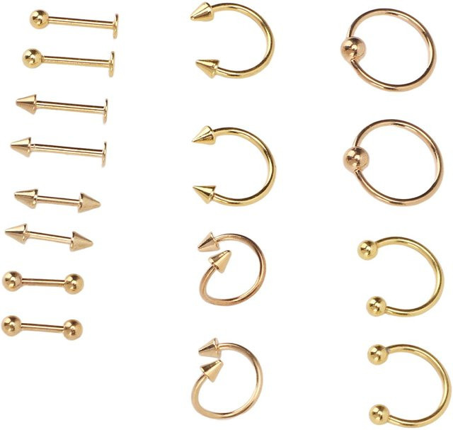 GoolRC Nasenstecker Set Edelstahl, Damen - Bild 1