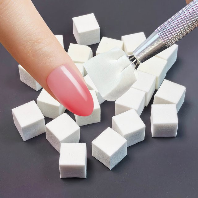 Lurayee Nagelkunstschwämme mit Greifstift, Unisex - Bild 1
