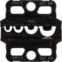 Gedore Crimpeinsatz-Set für unisolierte Quetschverbinder 8151-3 mit Crimpzange - Bild 1