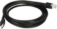 Zebra USB Verbindungskabel CBA-U46-S07ZAR mit USB-A und USB-C in Schwarz und Grau - Bild 1