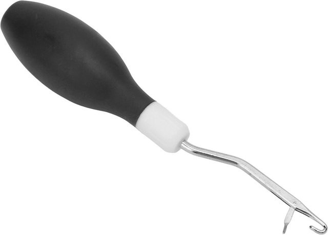 GoolRC Knüpfhaken in ovaler Form mit Gummigriff für Teppichhäkelnadel und Stoffhandwerk in Schwarz - Bild 1