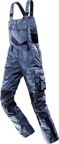BULLSTAR Latzhose WORXTAR aus Polyester-Baumwoll-Gemisch in Taubenblau und Marine - Bild 1