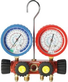 Rothenberger Analoge Monteurhilfe 4-Wege für R410A-R32 in Multicolor - Bild 1