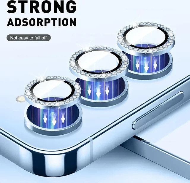 3-5 Stück Kamera Objektiv Schutz aus gehärtetem Glas mit Metallring für Samsung Galaxy A55 A15 A16 S24 S25 in Pink und Silber - Bild 1