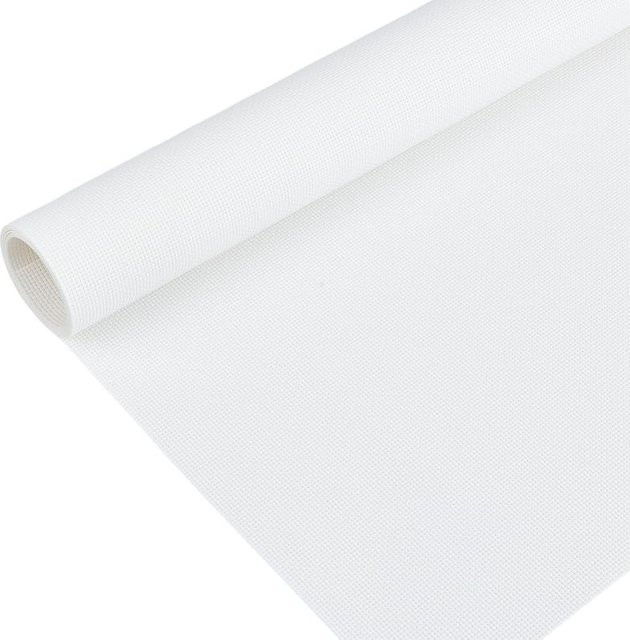 Weißer 18 Karat Kunststoff-Kreuzstichstoff für Stickereien und Bastelarbeiten, B: 99,8 cm, H: 30,2 cm - Bild 1