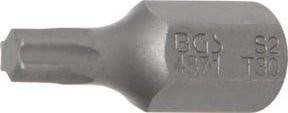 BGS Bit Antrieb Außensechskant T-Profil TX30 in Silber - Bild 1