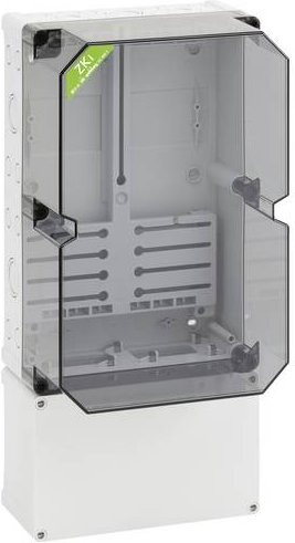 Spelsberg ZKi 100 Zählerschrank mit 100 Zählern in Weiß und transparentem Aufbau - Bild 1