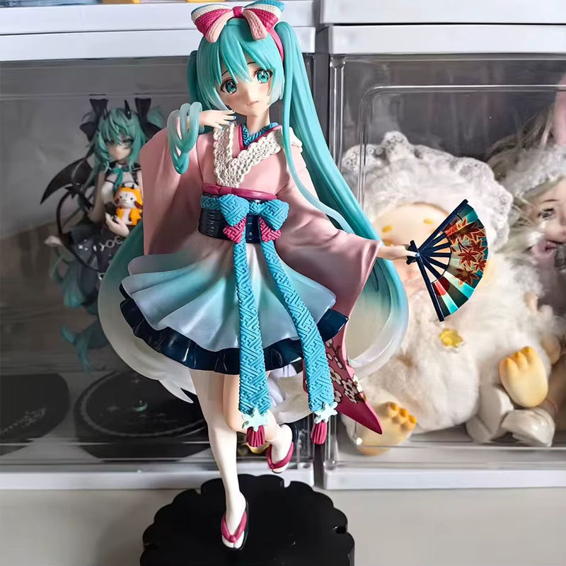 Bandai Hatsune Miku Tenitol Neo Tokyo Serie Kimono Sammlerfigur, mehrfarbig, Höhe: 20 cm - Bild 5