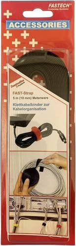 FASTECH 696-330C Klettband zum Bündeln in Schwarz, Länge: 5000 mm, Breite: 10 mm - Bild 1