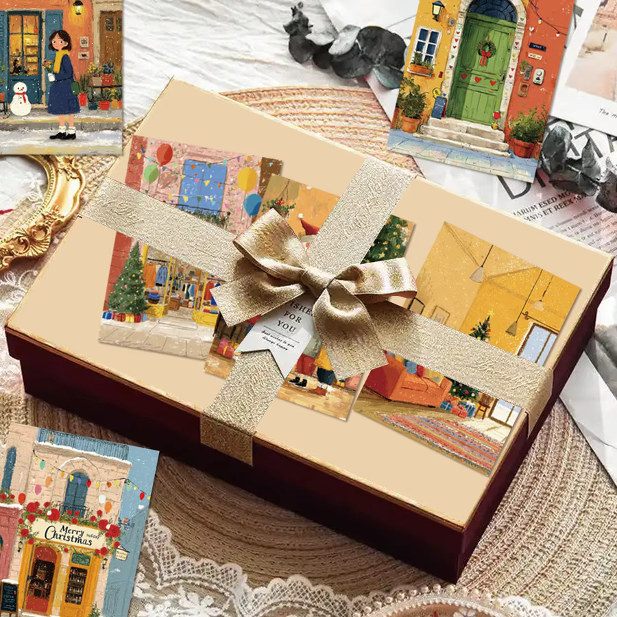 20 Stück PET-Aufkleber-Set von etori life mit niedlichem Hausmuster und Weihnachtsthema in Multicolour für Laptops, Handyhüllen und Kinder - Bild 3