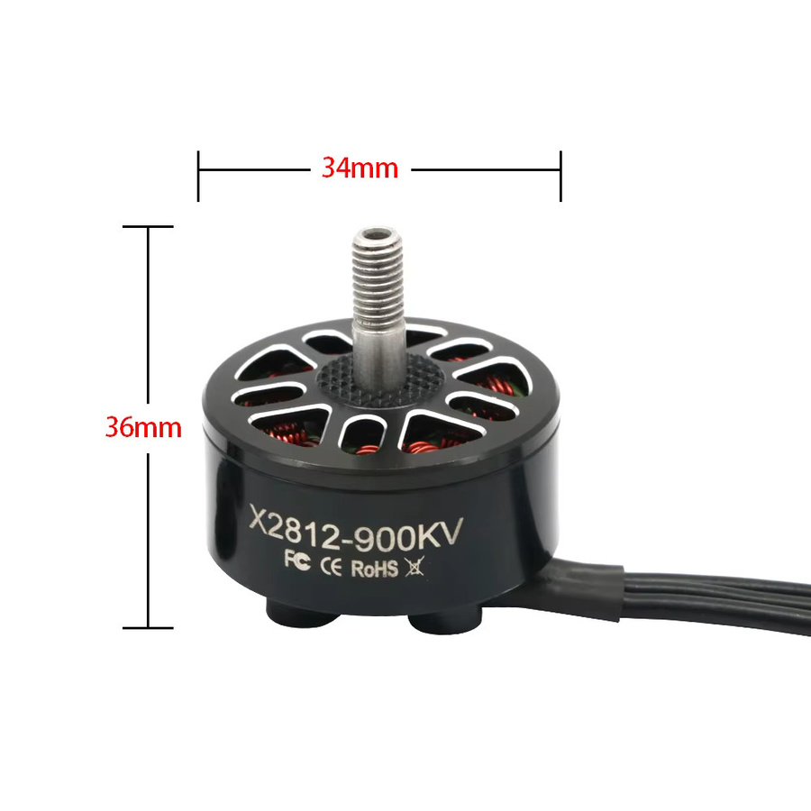 Mitoot RC MotorX2812 Bürstenloser Motor, Schwarz, Metall - Bild 2