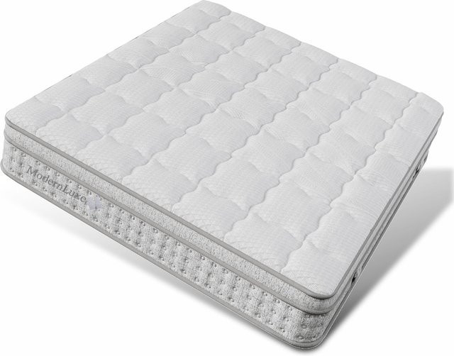 AB Store 7-Zonen-Taschenfederkernmatratze Hybrid H3 in Weiß, B/T/H: 140 x 200 x 25 cm - Bild 1