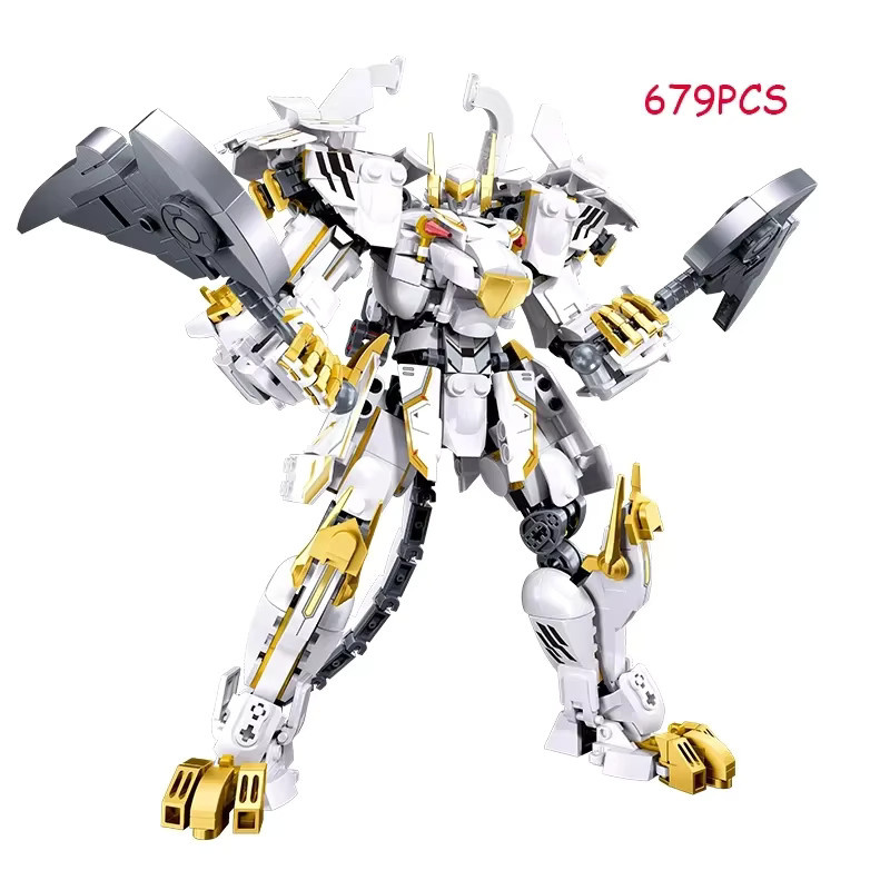 MOQIDODO Aktion Athena Bausteine Set, Samurai Mech Roboter, Fantasy - Bild 1