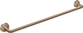 Hansgrohe Axor Uni. Circular Badetuchhalter aus Messing in poliertem Gold, Wandmontage, Breite: 60 cm - Bild 1