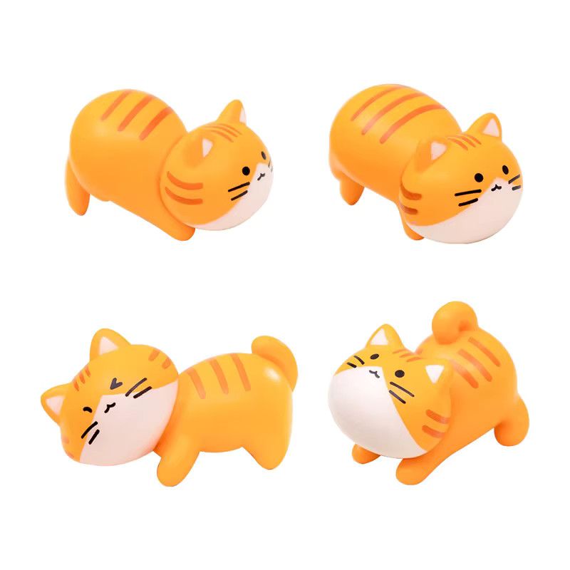 8er Set Kawaii Katzen Miniaturen für Mikro-Landschaften, Desktop- und Bonsai-Dekoration - Bild 5