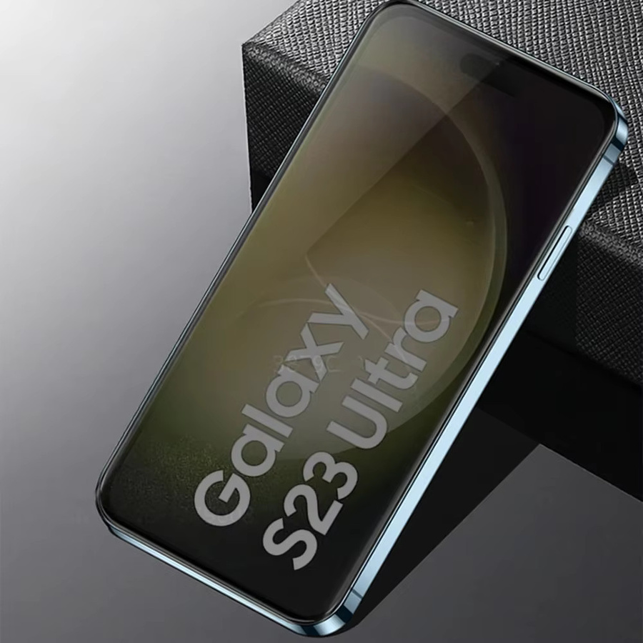 2er-Pack Privatsphäre Schutz Glas für Samsung Galaxy S23 S24 Ultra S21 S20 Plus Anti-Spy Displayschutz Transparent - Bild 2