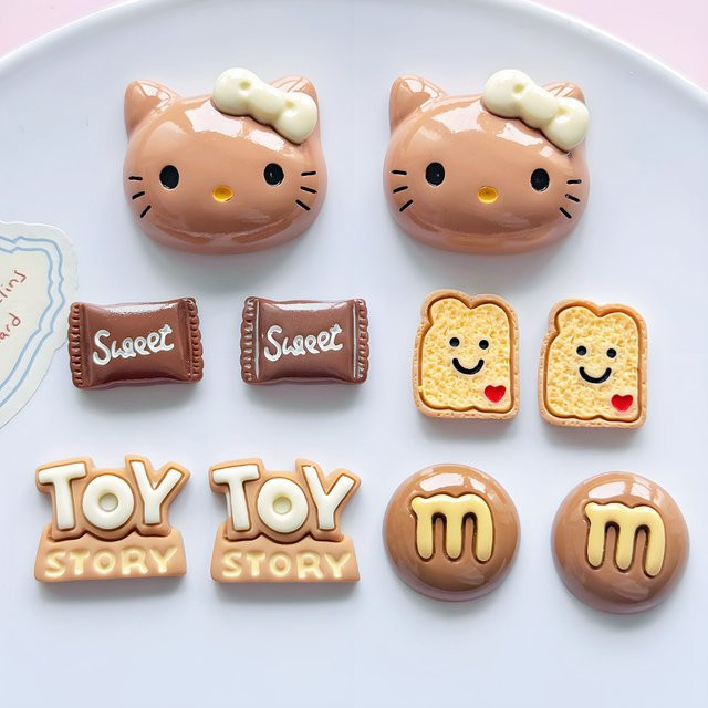 Bandai Schuh-Charms-Set, Hello Kitty, Kinder - Bild 1