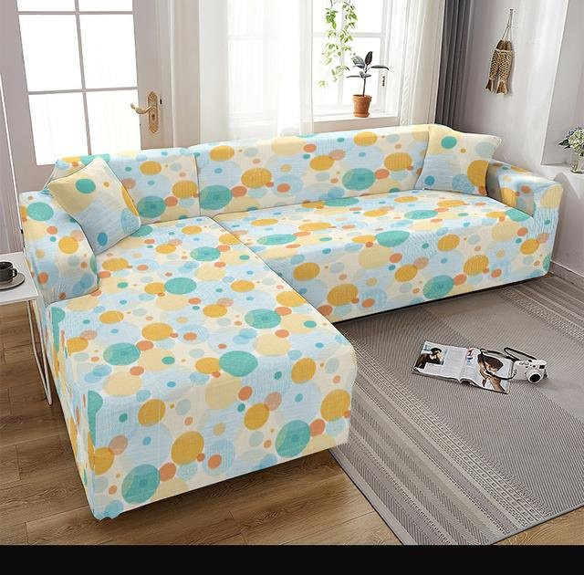 Yiran Furniture Sofaüberzug aus Milchseidenstoff für 1-Sitzer, Breite: 90-140 cm, Mehrfarbig - Bild 1