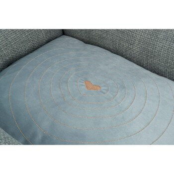 Trixie Hundebett Viviana Sofa aus Samt mit abnehmbarem Bezug und rutschfester Unterseite, Breite: 80 cm, Tiefe: 80 cm - Bild 2