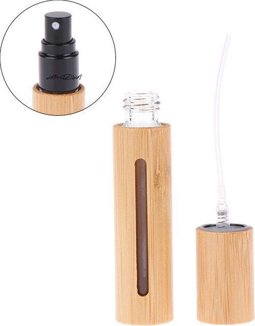 HNKMP Mini-Duftbehälter, Bambus-Sprühflasche, 10 ml, Unisex - Bild 1