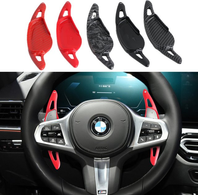Paddle Shift für BMW 1/2/3/5/6/7 Serie, GC GT Touring, F40 F44 F90 G01 G02 G20 G21 G30 G31 G32 G11 G12 xDrive, Lenkrad DSG - Bild 1