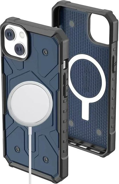 Urban Armorg Pathfinder MagSafe Hülle für Apple iPhone 16 15 14 13 12 Pro Max Plus Stoßfest und Robust in Dunkelblau - Bild 1