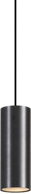 QAZQA Moderne Pendelleuchte Tubo in Gunmetal, GU10, Durchmesser: 50 mm - Bild 1