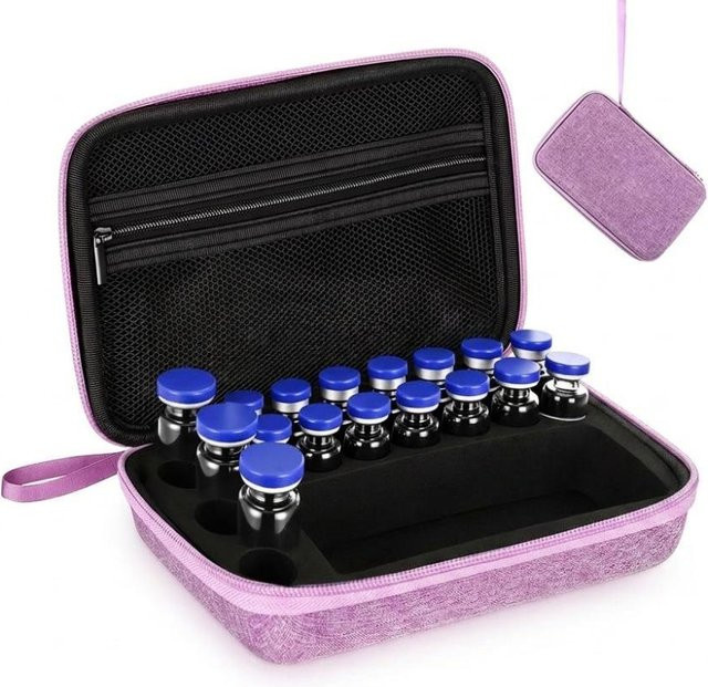 Baofenga Wasserdichte Insulin-Aufbewahrungsbox aus EVA in Purple - Bild 1