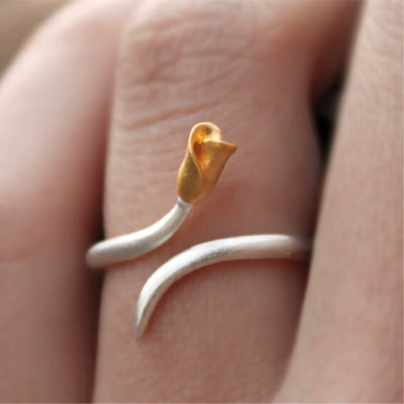 GaGa-Duck Ring, 925 Silber, Rose, Damen - Bild 1