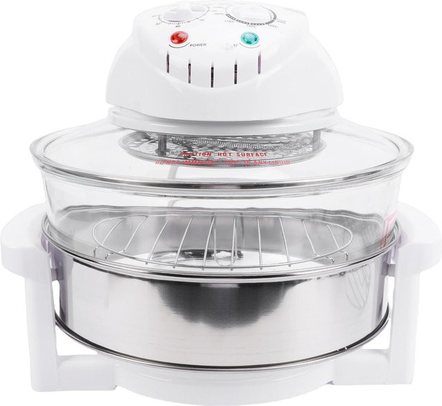 Aimo Multifunktions-Fritteuse mit 17 l Volumen, 360 Grad Sichtfenster und Temperaturregelung, Weiß - Bild 1