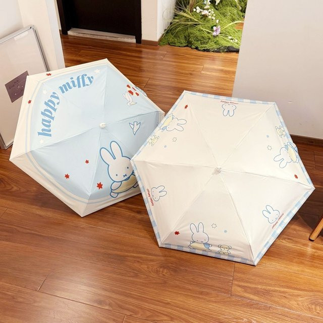 Miffy Kawaii Faltbarer Regenschirm mit UV-Schutz für Mädchen - Bild 1