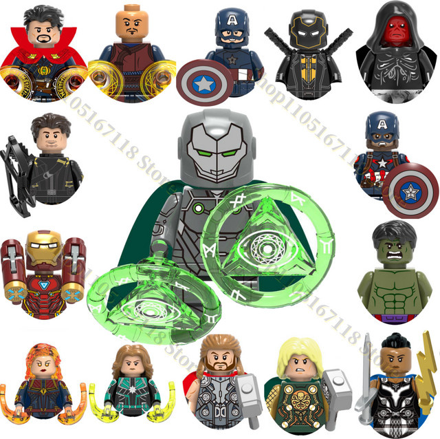 Marvel Bausteine Mini Klassische Figuren, Baustein-Spielzeug - Bild 1