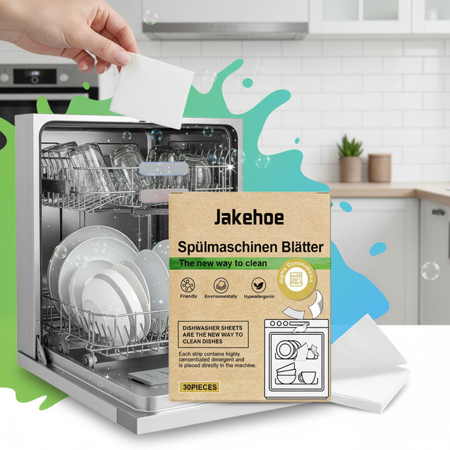 JAKEHOE Haushalts-Geschirrspültabletten All-in-One mit sanftem Entfetter in Weiß - Bild 1