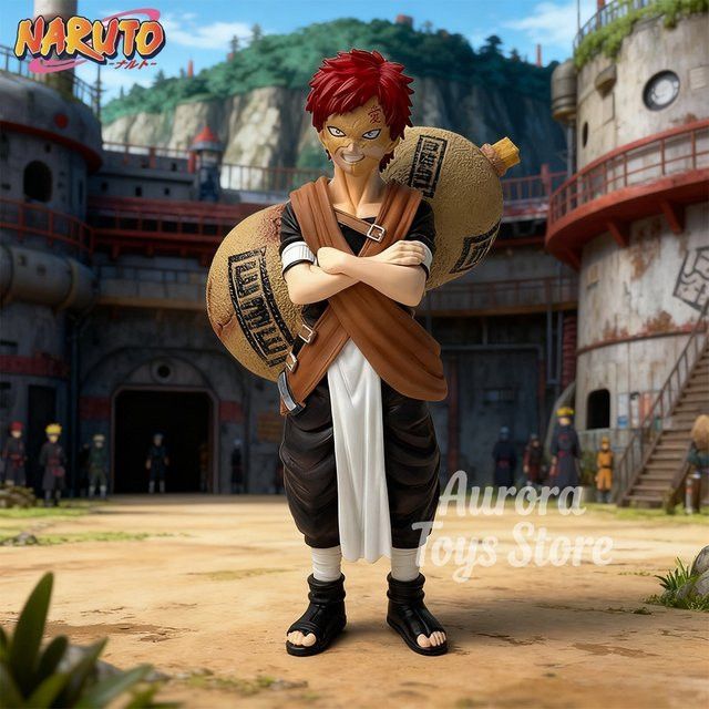 Bandai Naruto Gaara Anime Figur aus PVC, Sammlermodell Spielzeug, Höhe: 20 cm - Bild 1