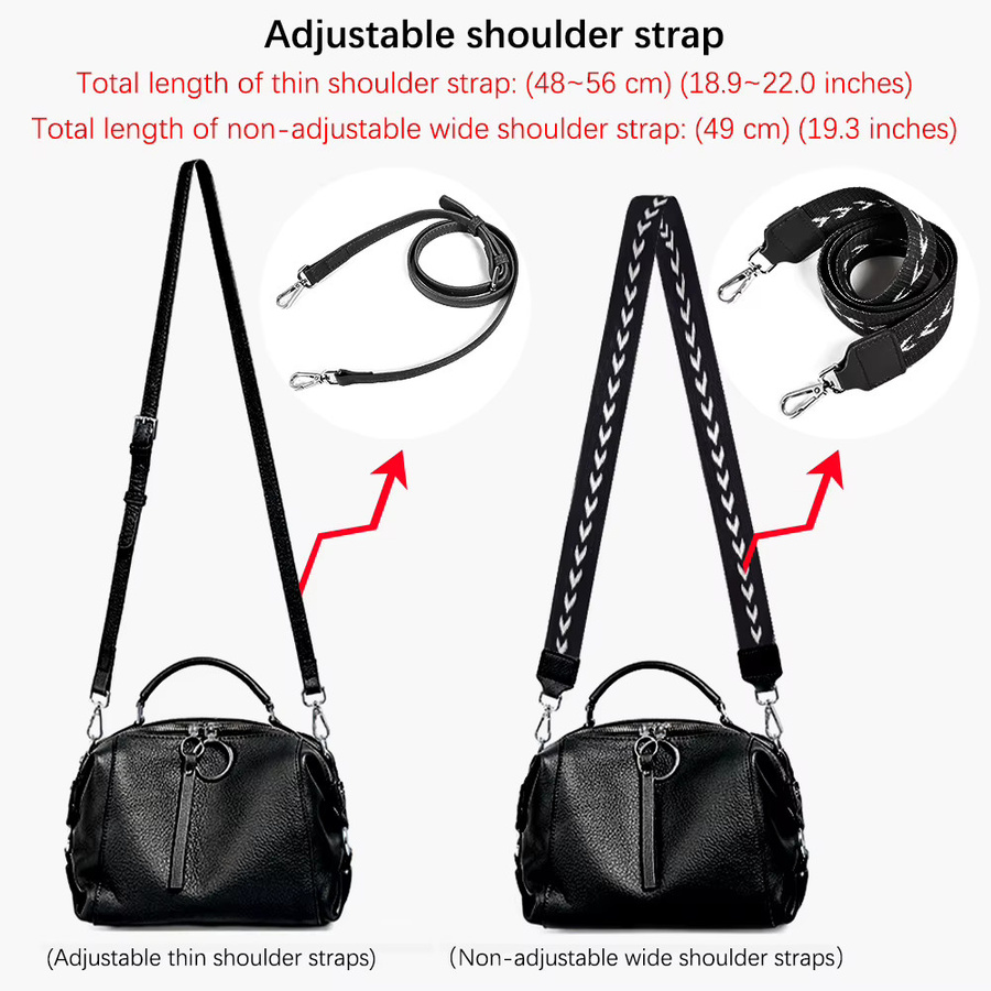 Zency Fashion Umhängetasche, Leder, Damen - Bild 3