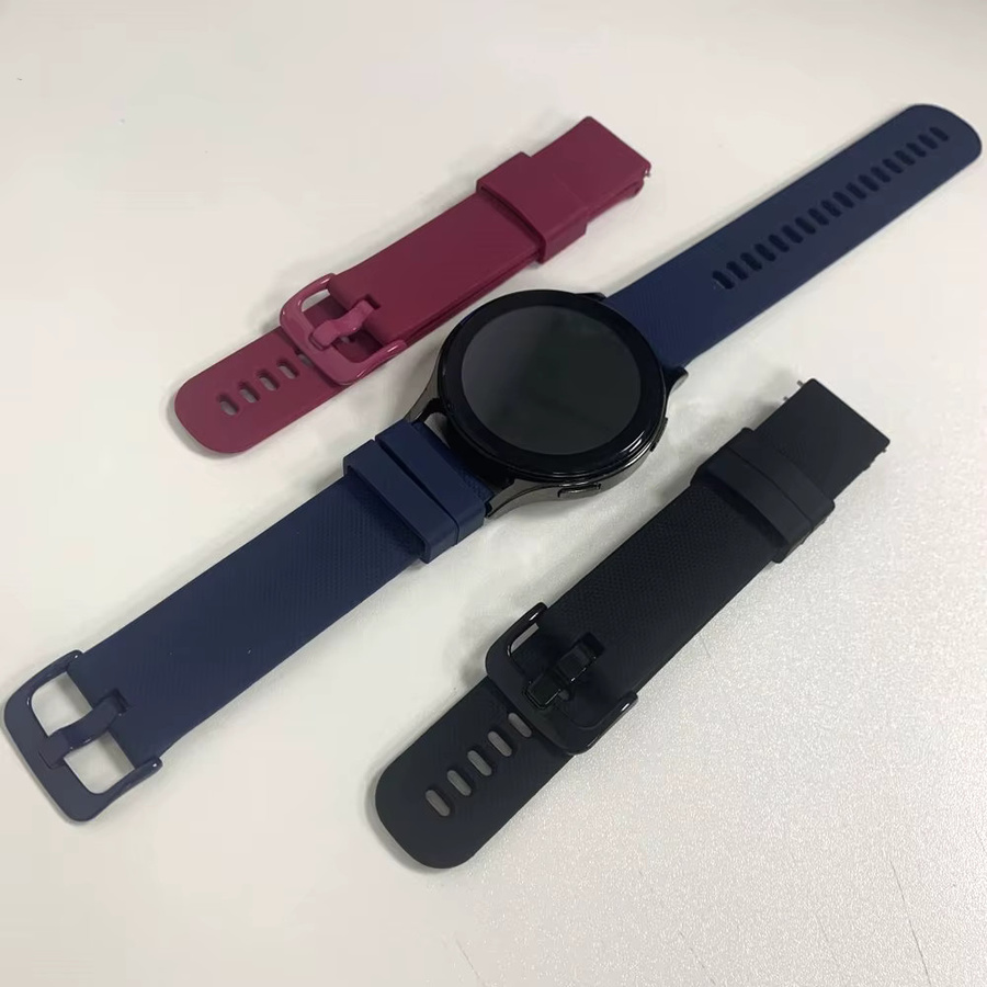 Silikon-Sportarmband für Amazfit Balance, GTS, GTR und Bip Modelle, Breite: 20 mm oder 22 mm - Bild 2