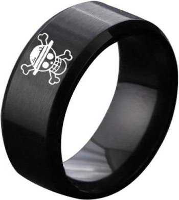 Ring Edelstahl, Schwarz, Herren - Bild 1