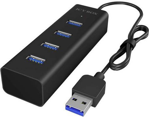 ICY BOX USB 3.0-Hub IB-HUB1409-U3 Schwarz - Bild 2
