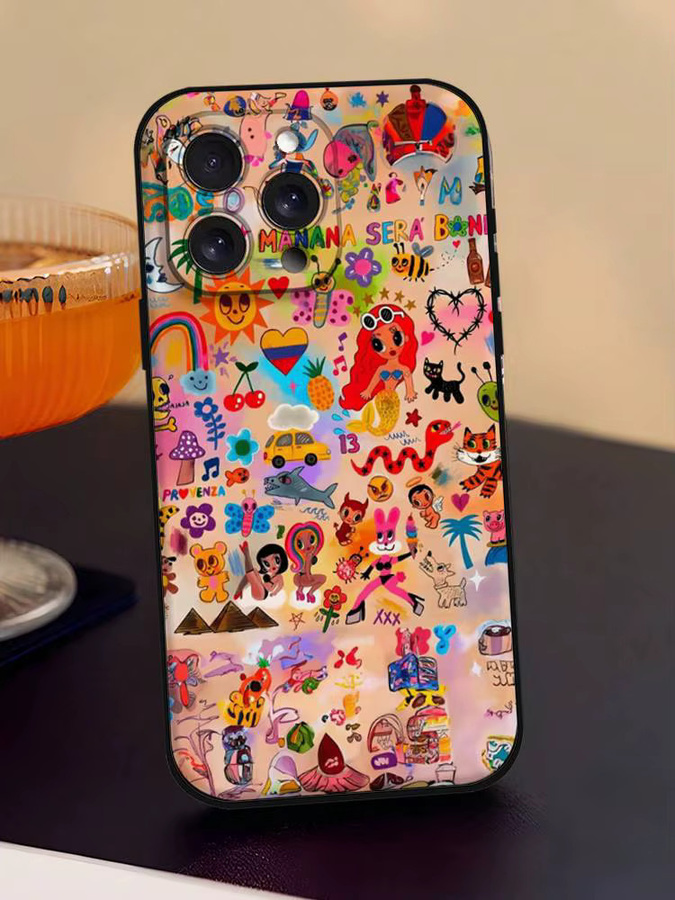 Karol G Mañana Será Bonito Handyhülle für iPhone 17 16 15 14 13 12 11 Pro Max Plus Mini aus weichem TPU in Multicolour - Bild 7