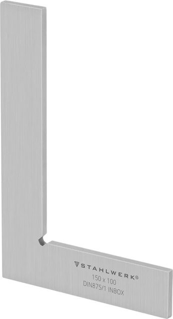 STAHLWERK Flachwinkel 90 Grad aus rostfreiem Edelstahl in Silber, B/H: 150 x 100 mm - Bild 1