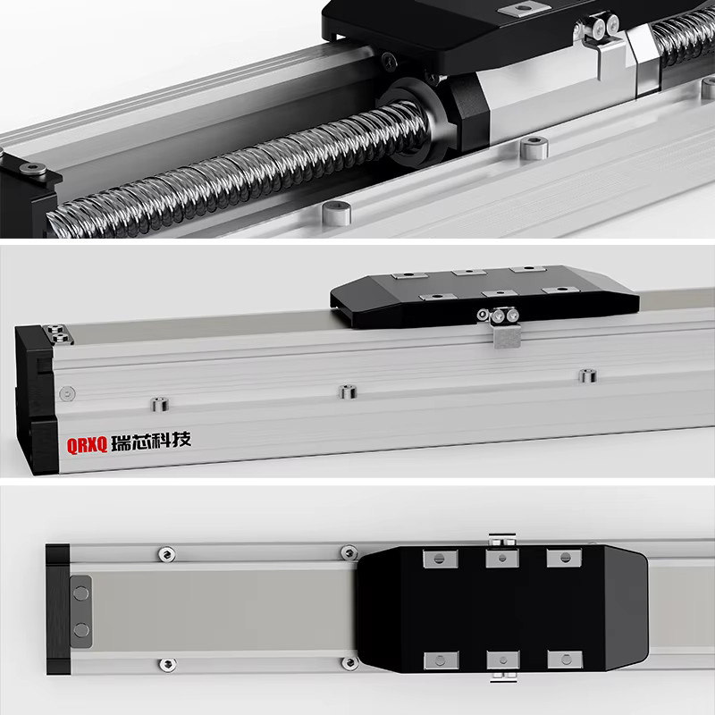 QRXQ RXT50 Kugelumlaufspindelmodul mit Führungsschiene in Silber für hochpräzise und geräuscharme CNC-Maschinen - Bild 3