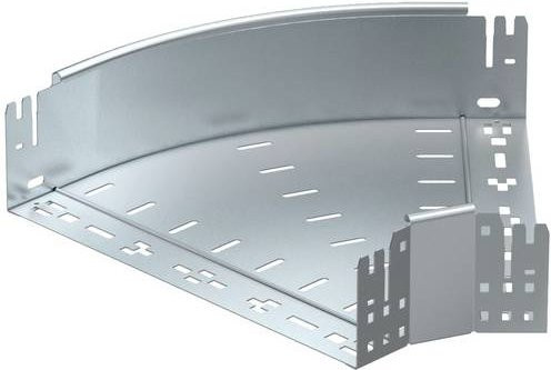 OBO Bettermann Bogen in Silber, B/H: 400 x 110 mm - Bild 1