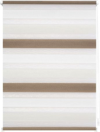 Lichtblick Duo-Rollo Klemmfix Day & Night, Polyester, bunt gestreift, Breite: 110 cm, Höhe: 150 cm - Bild 1