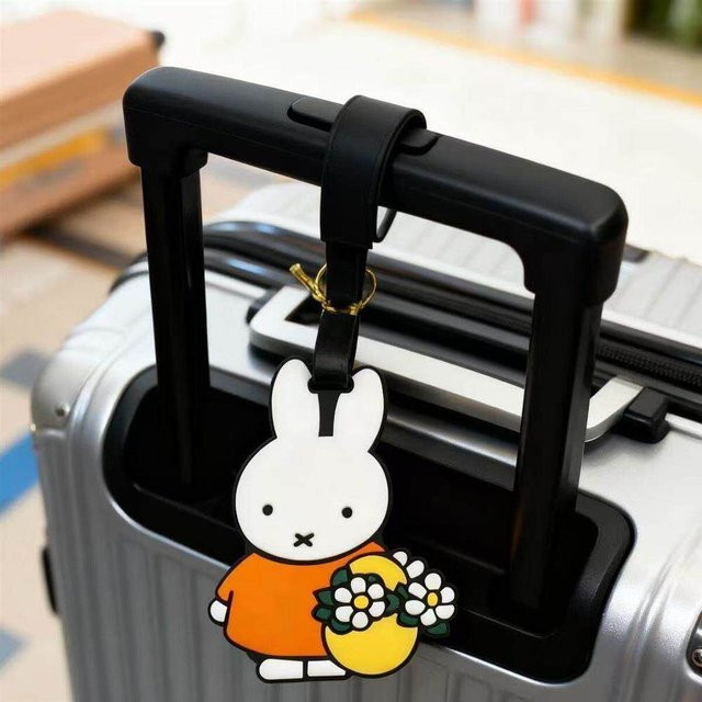 Miffy Niedlicher Gepäckanhänger, PVC-Bordkarten-Design - Bild 1