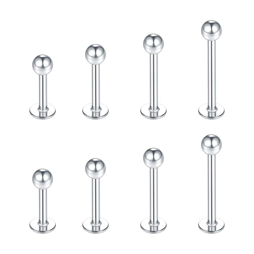 SWANJO Labret Ring, Edelstahl, Silber, Damen, 16G - Bild 1